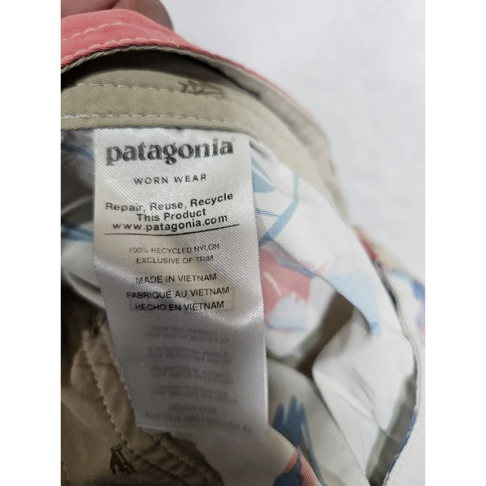 Patagonia Board Shorts Men's 35 Blue Parrot Baggies Mesh Lined Swim Trunks 58033